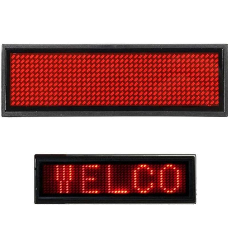 Comprar Escarapela Led Recargable Programable en Electroshopy - Ángulo 3